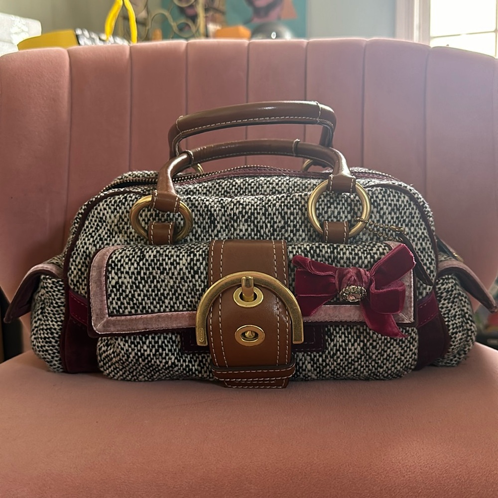 Coach soho tweed satchel 🎀👜
